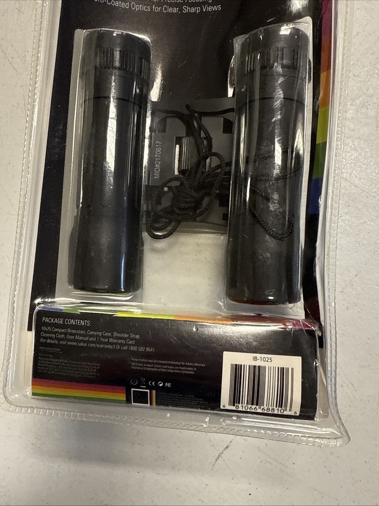 Polaroid 10x25 Binoculars, NEW