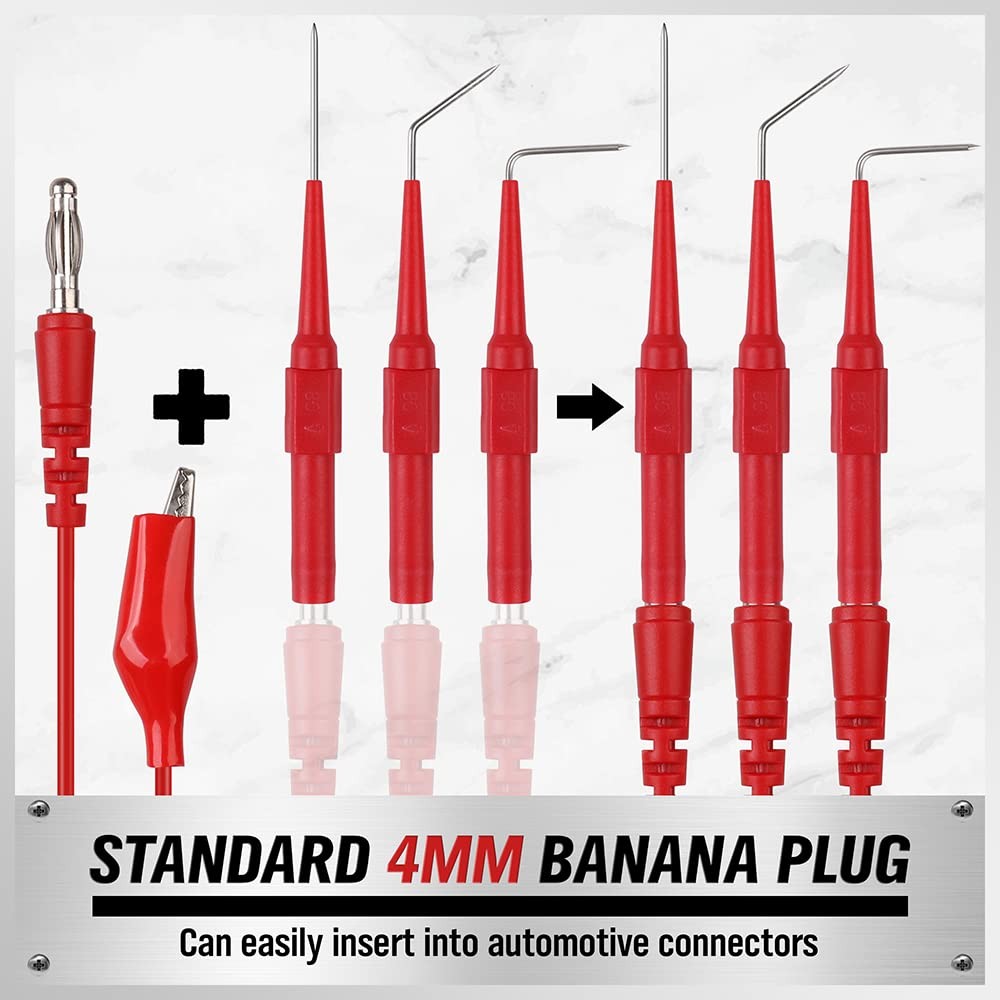 22-Piece Back Probe Pin Set for Automotive Electrical Testing Tools