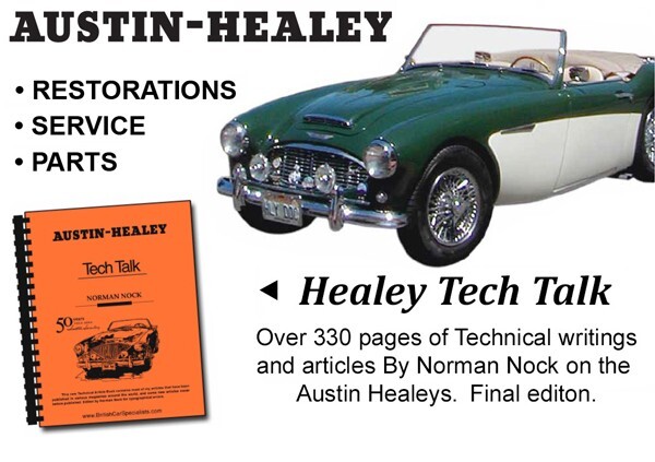Austin Healey Tech Talk Book by Norman Nock