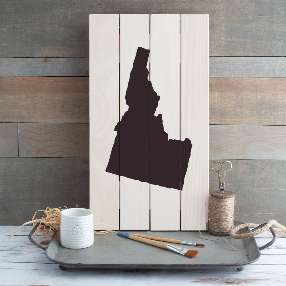 Idaho State Stencil - Durable & Reusable Mylar Stencils