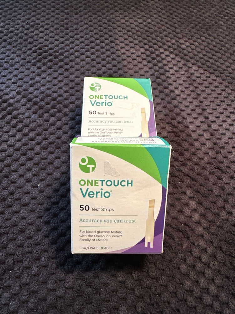 100 One Touch Verio Test Strips Sealed Boxes
