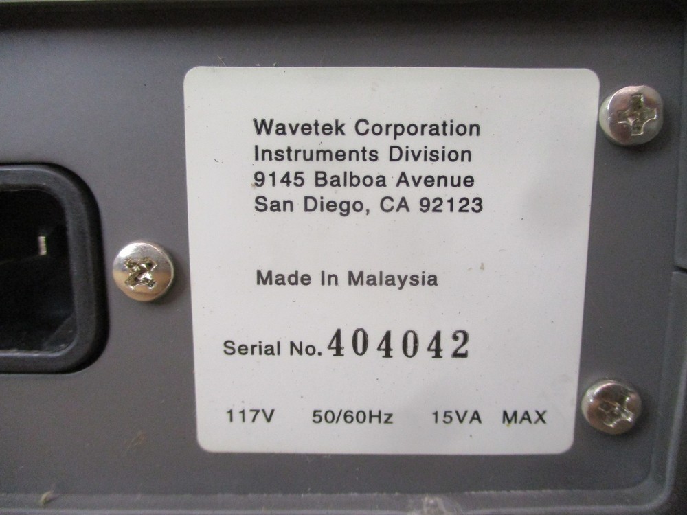 Wavetek FG2A Function Generator 117V 50/60Hz 15VA Max. 53167HI