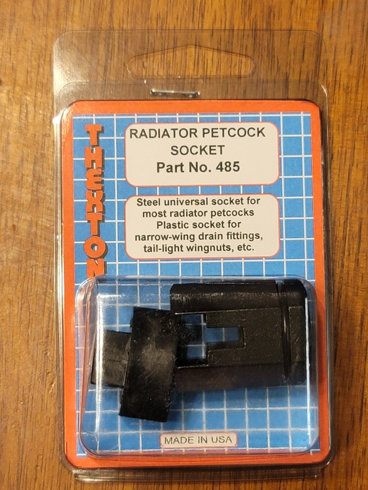 Thexton Professional Tools 2pc Radiator Petcock & Wing Nut Socket Set #485