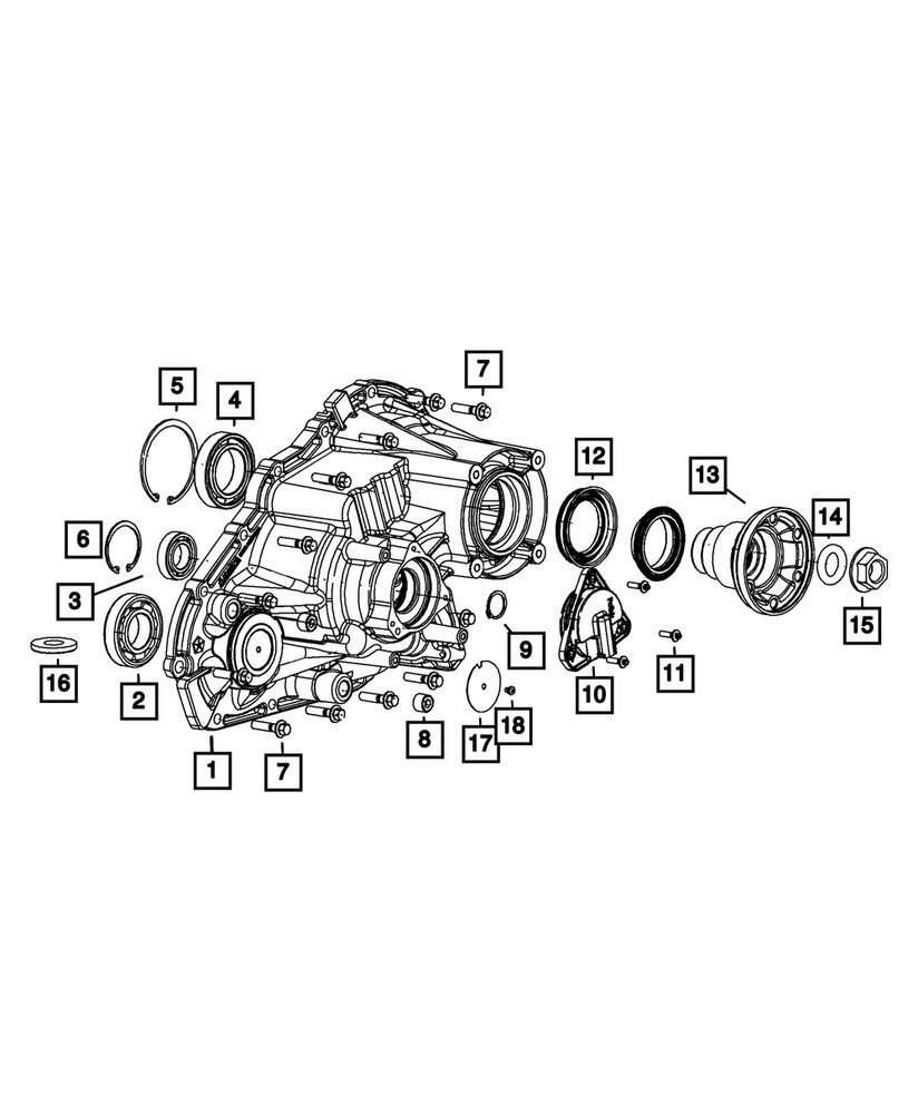 Genuine Mopar Output Flange 68722528AA