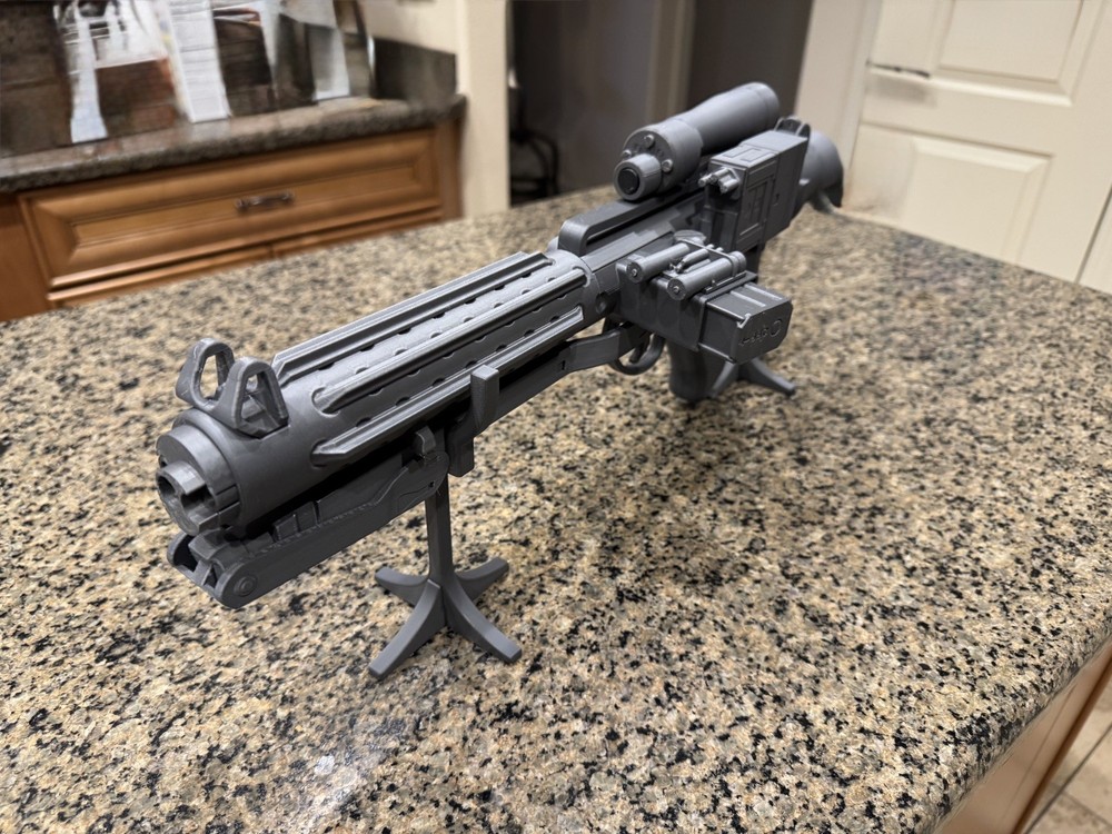 3D Printed BLACK or GRAY Star Wars Stormtrooper E-11 Prop Blaster Kit - 27”