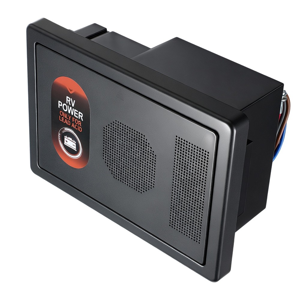 RV Converter Charger WF8735-P 30 Amp NEW 30 Amp 30 Amp Power WF-8735-AD Black