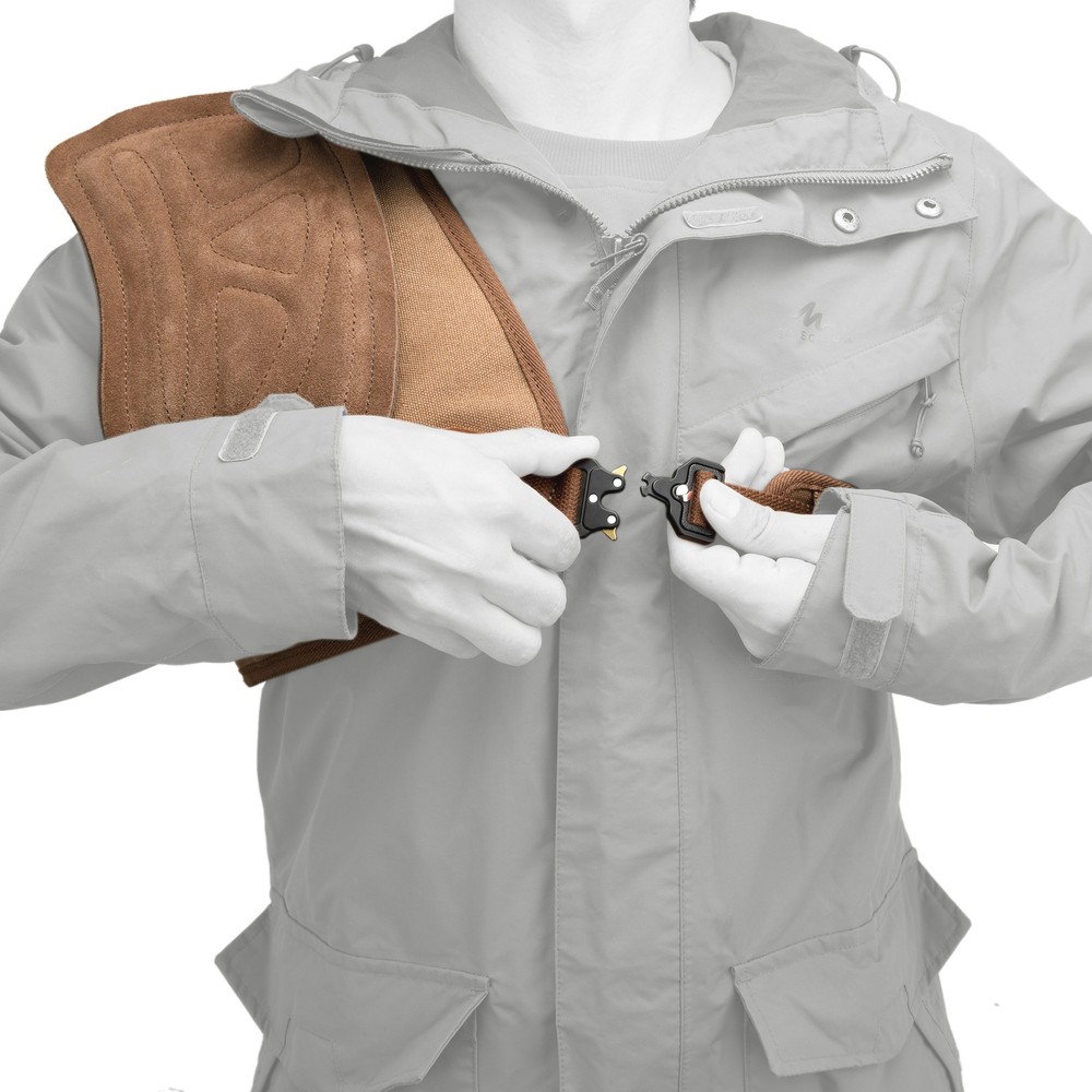 Right & Left Shoulder Field Shield Leather Archery Half Chest Protector Guard