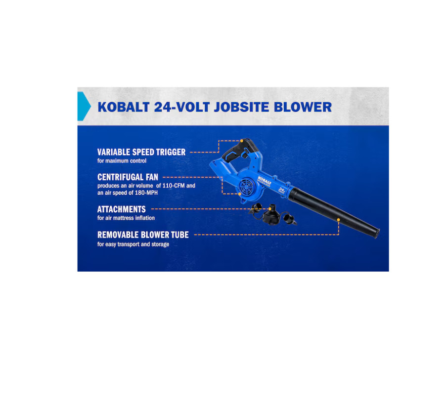 Kobalt Compact 24-volt Jobsite Blower
