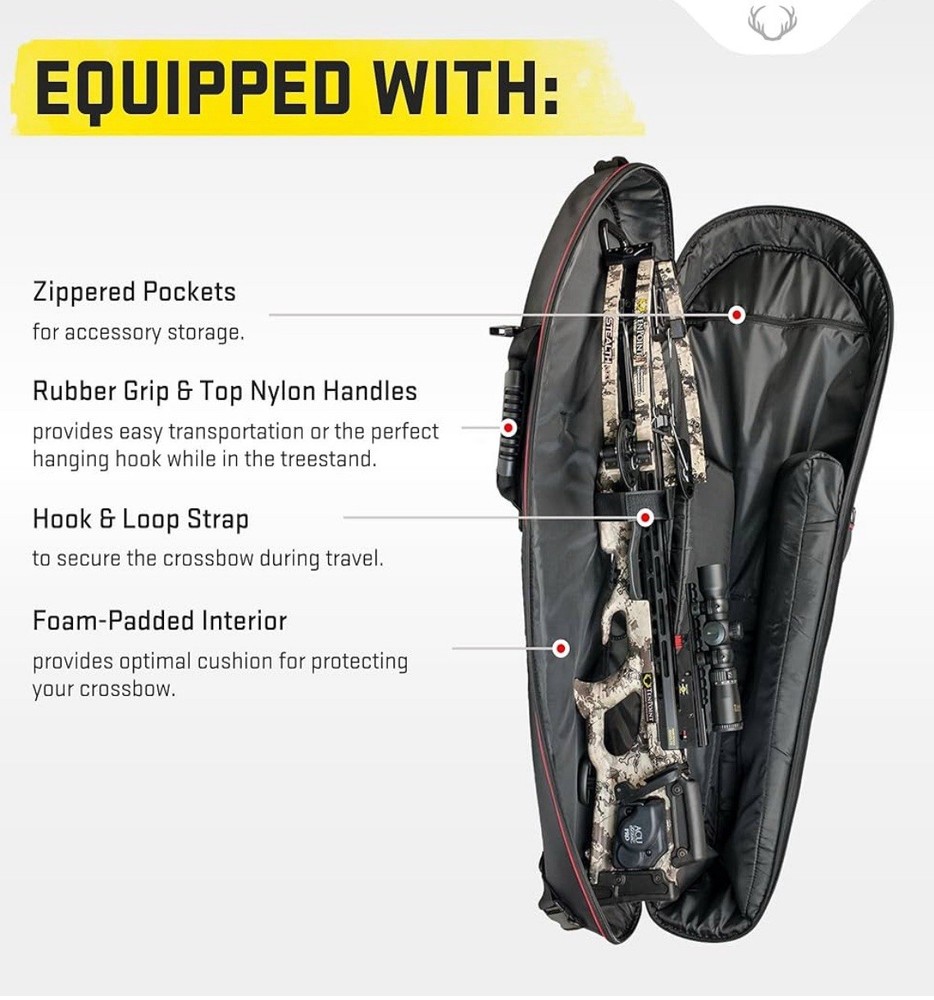 TenPoint Soft Crossbow Backpack Straps Lightweight Rugged Water Resistant