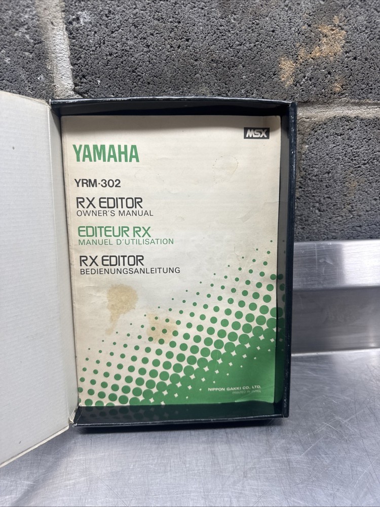 Yamaha YRM-302 RX EDITOR