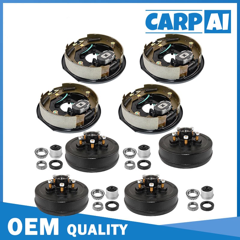 Trailer 4 Pack 5 on 5 Hub Drum Kits For Dexter & other brands 3500 lbs axle