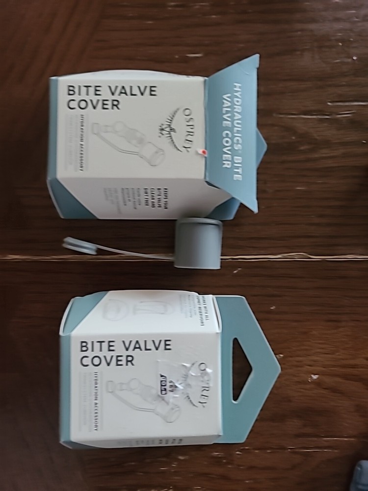 Osprey Replacement Bite Valves Cover. Set Of 2. Grey Hydration Accessory