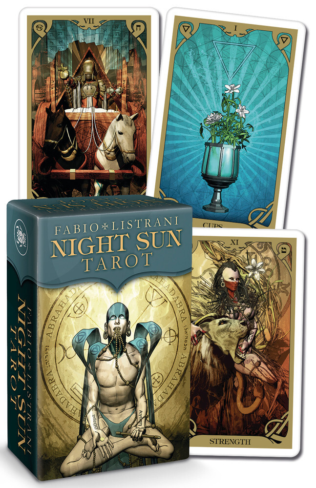 MINI Night Sun Tarot Card Deck, by Fabio Listrani!