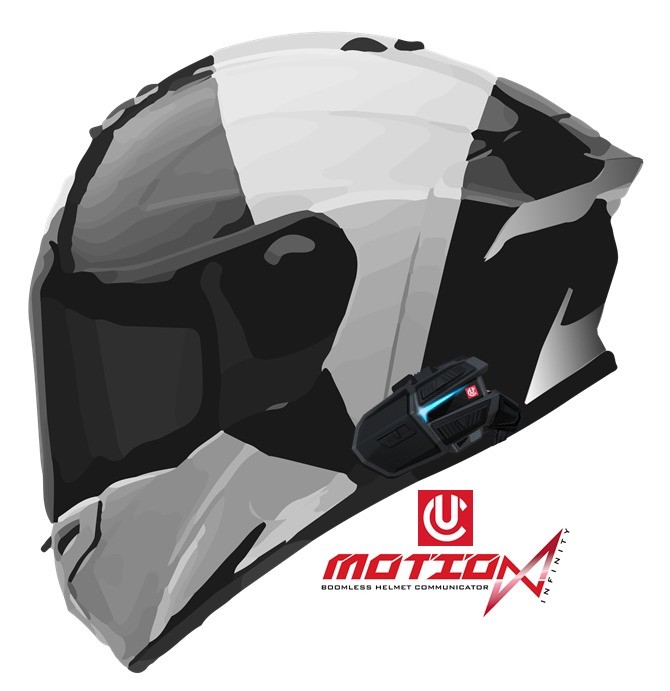 UCLEAR Motion Infinity Single Helmet Communicator 180510