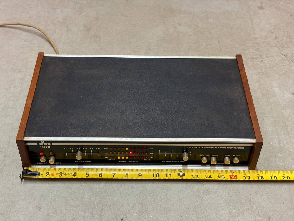 dbx 3BX Dynamic Range Expander Vintage Audio Processor Powers On Untested