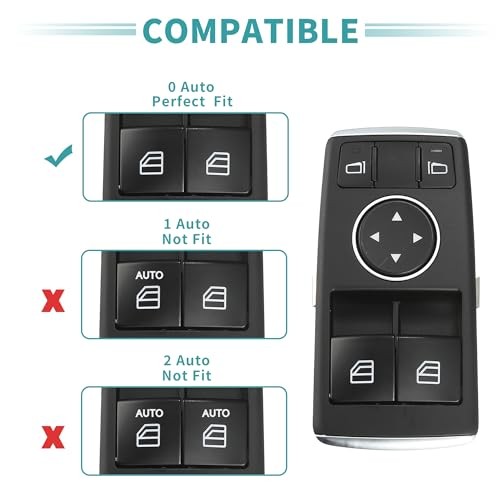 ACROPIX Front Left Driver Side Power Window Switch Window Control Switch Fit for