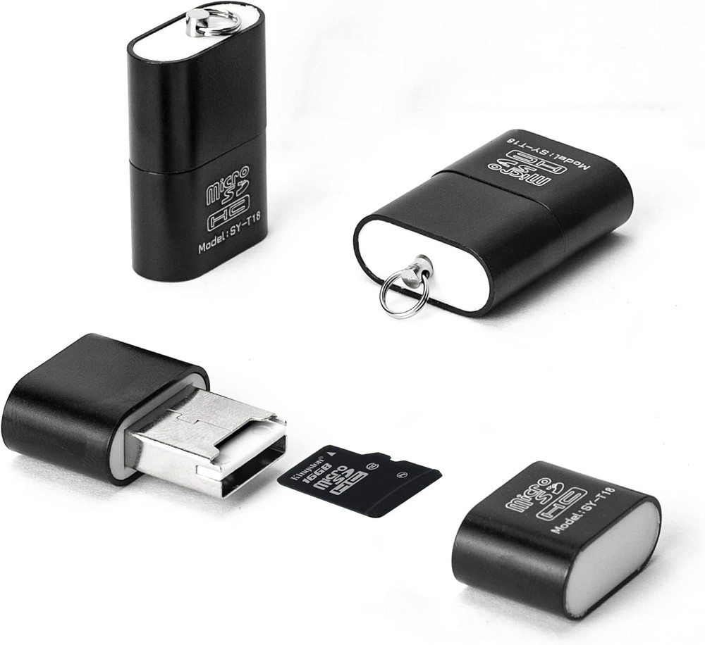Card Reader 3 Pack Micro SD to USB Adapter
