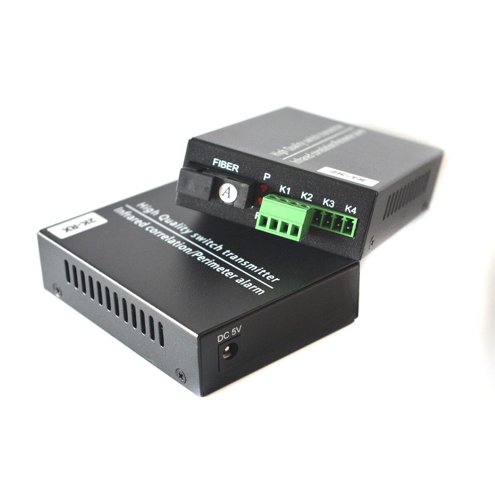 Contact Closure over Fiber Optic Transmitter Receiver for Access Control System