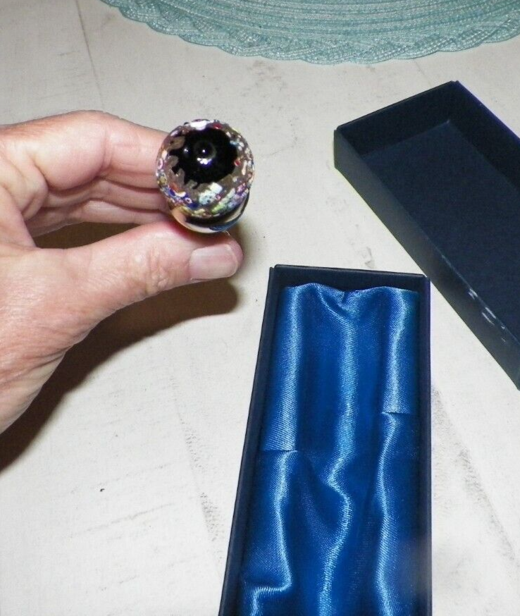 MURANO VENEZIA BOTTLE STOPPER NIB