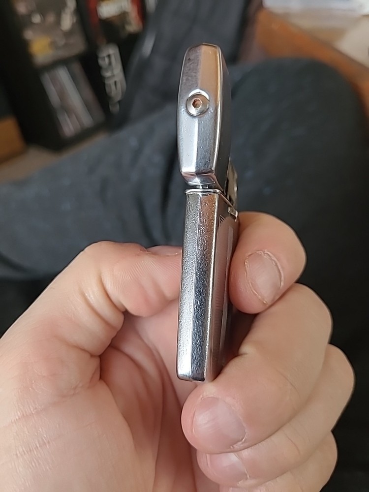 Vintage RONSON VARAFLAME Lighter Engraved Original Case