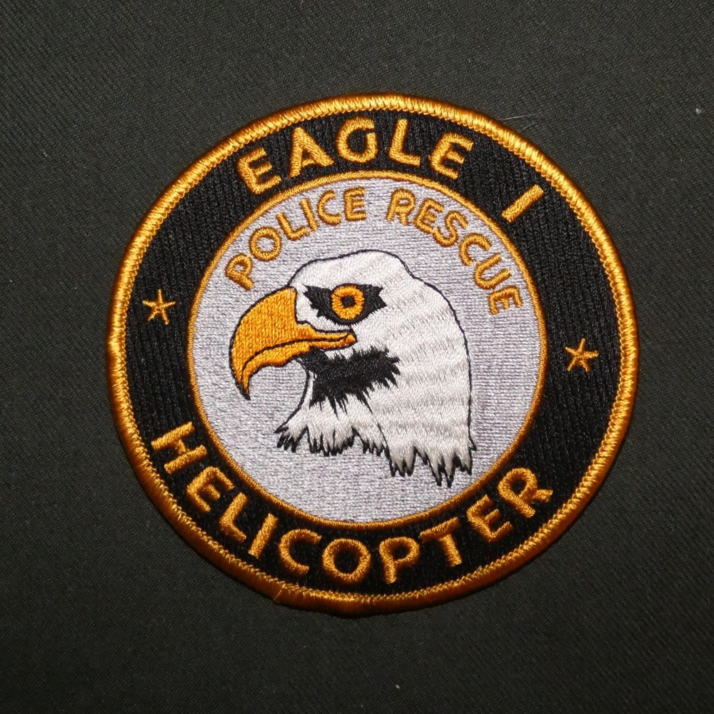 Original Connecticut State Police Eagle 1 Helicopter Unit Patch