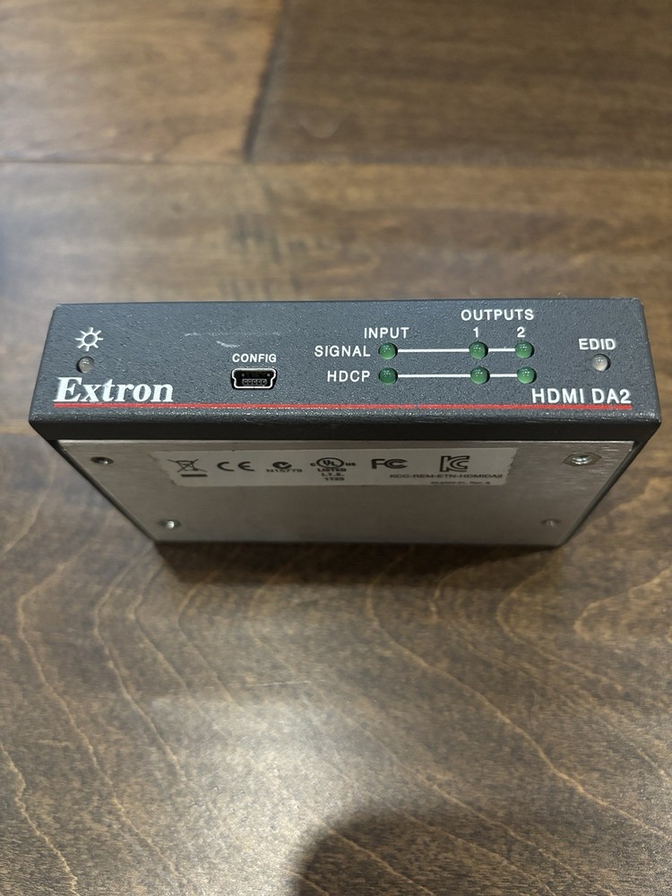 Extron HDMI DA2 Two-Output Distribution Amplifier with Power Adapter