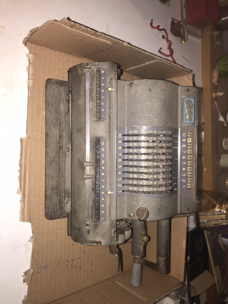 MULTO ADDO antique mechanical calculator