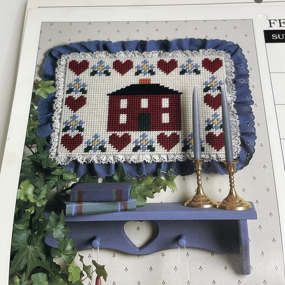 Needlecraft 1990 Plastic Canvas Calendar 12 Designs Pattern