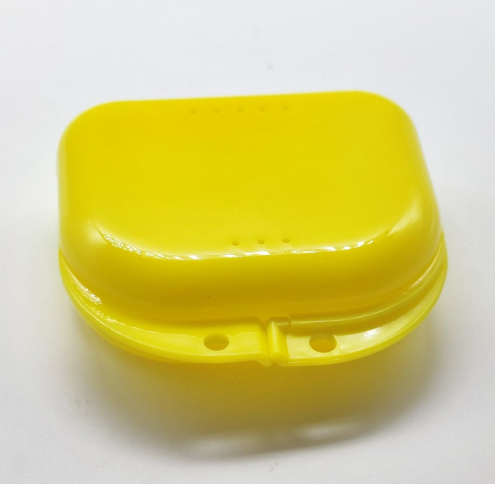 6 Pcs Dental Retainer Denture Box Case Orthodontic Storage Container Colors