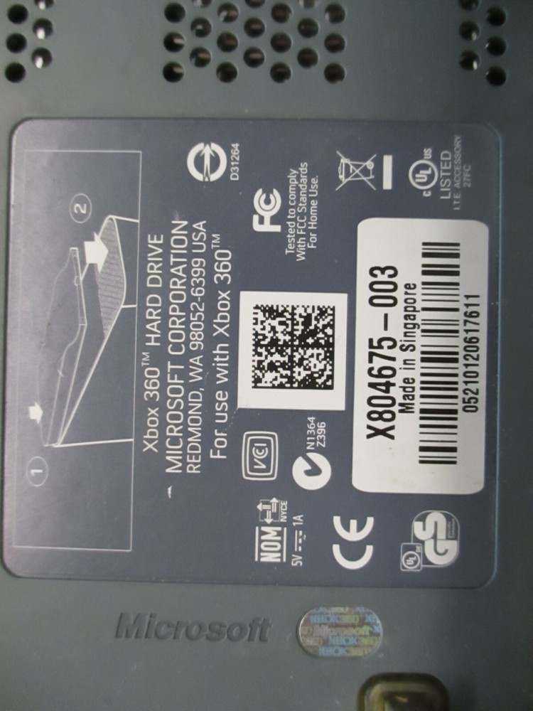 Microsoft Xbox 360 Hard Drive