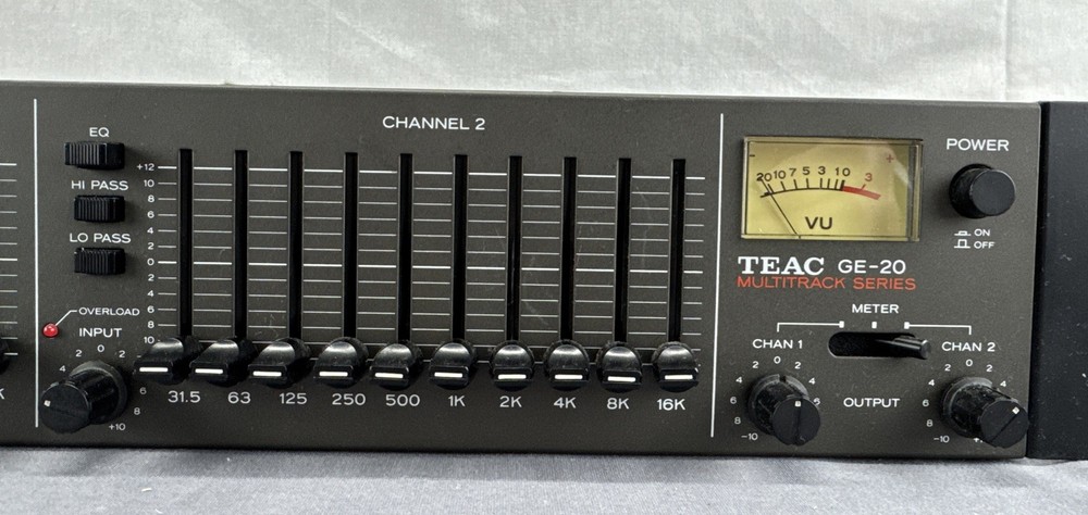 TEAC GE-20 GRAPHIC EQUALIZER UNTESTED!!