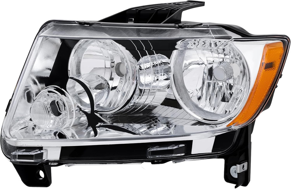 Headlight Assembly Compatible for 2011-2013 Jeep Grand Cherokee / 2011-2017 Comp
