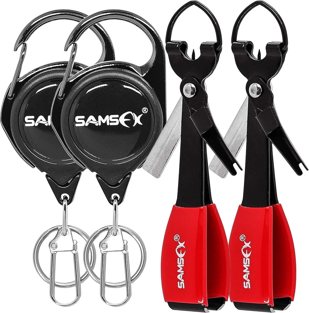 Multi-Function Fishing Knot Tying Tool Set with Clippers Retractor and Access...