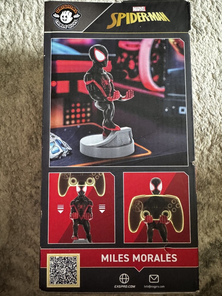 Cable Guys MARVEL-Spider-Man Miles Morales Phone & Controller Holder
