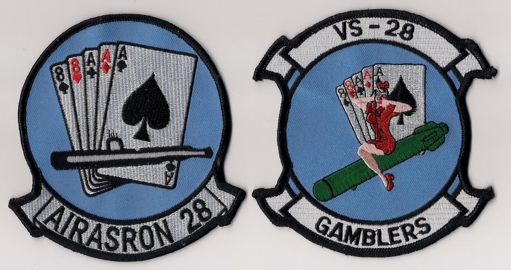 VS-28 GAMBLERS CARRIER BASED ASW SQUADRON patch set
