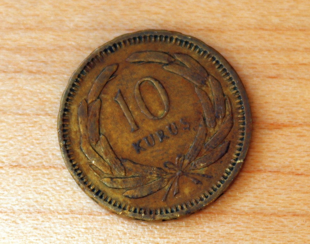 1951 Turkey 10 Kurus
