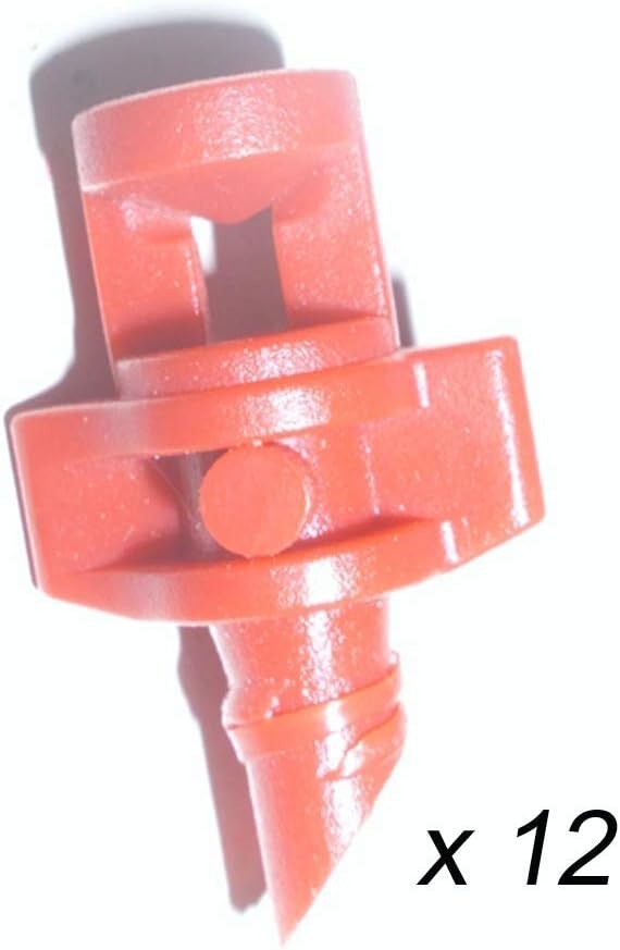 Efficient Clone Machine Collars 1.625 inch - 72 Pack with 12 Colorful Sprayers