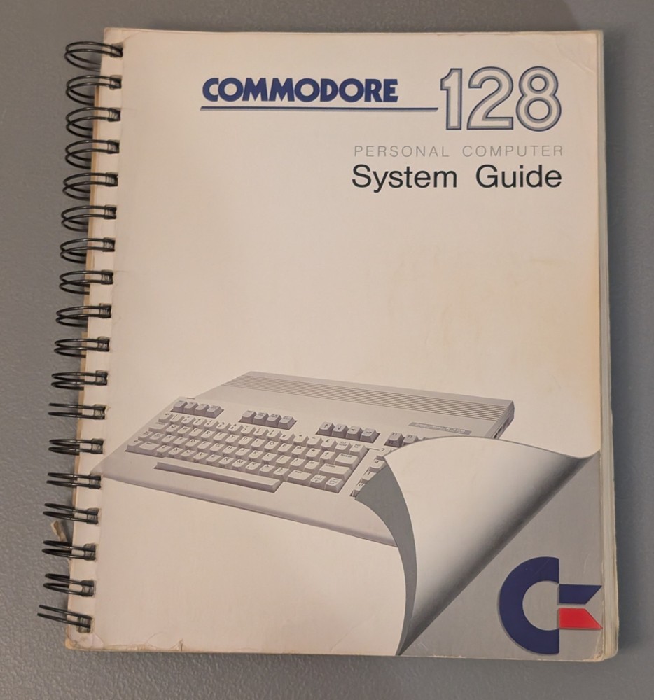 Commodore 128 Programmer's Reference Guide & System Guide - 1980s Computer Books