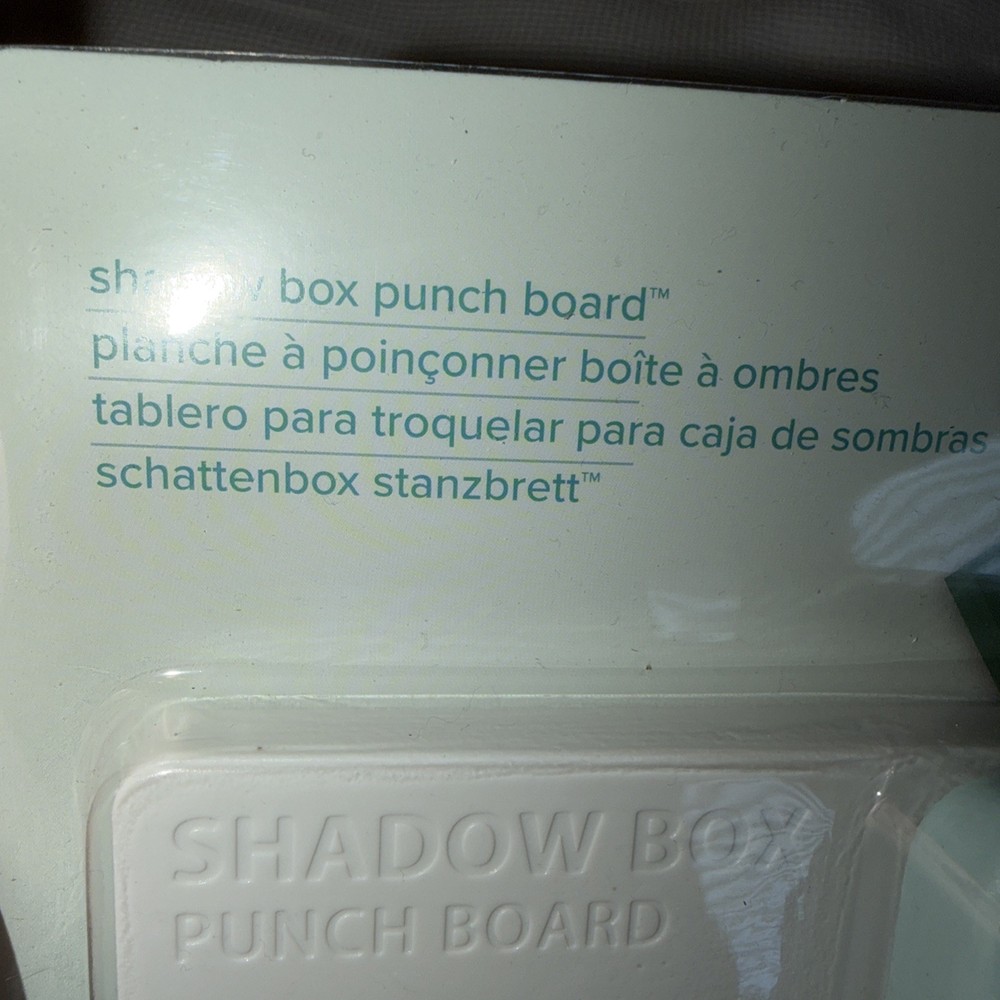 We R Punch Board-Shadow Box New