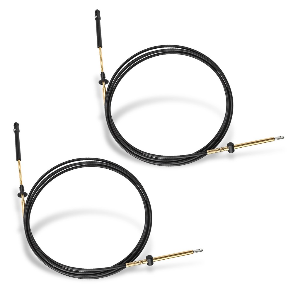 0173114 Throttle Shift Remote Control Cable 2pcs for Johnson Evinrude OMC & BRP