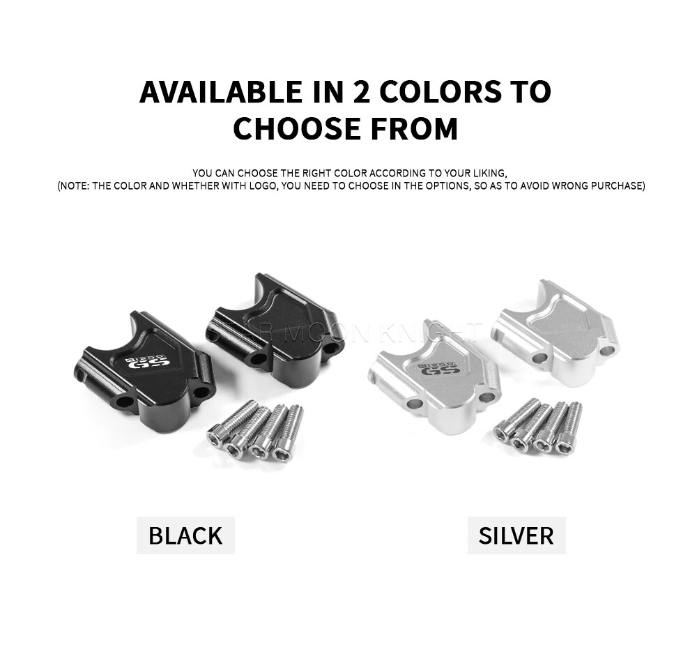 For BMW R1200GS 2004-2008 Motorcycle Extended Handlebar Riser Clamp Adapter