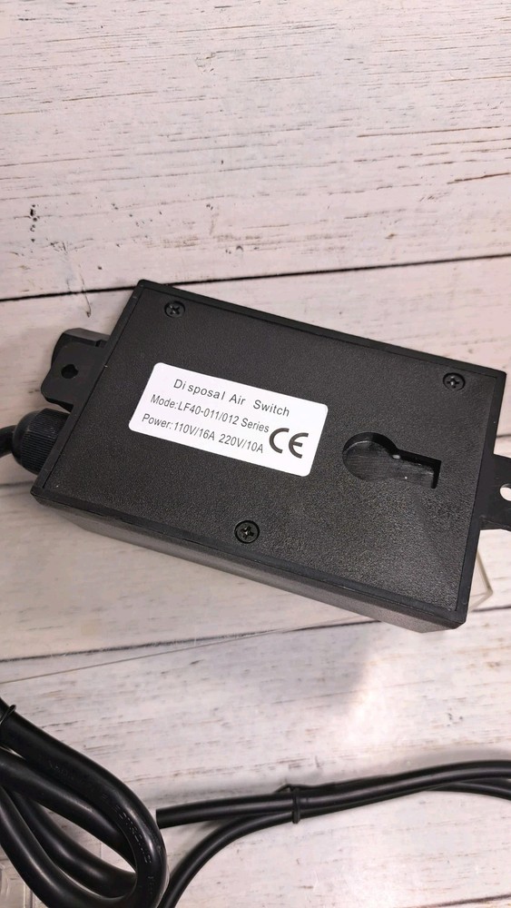 Garbage Disposal Air Switch Control Box Missing Switch Control Box Only