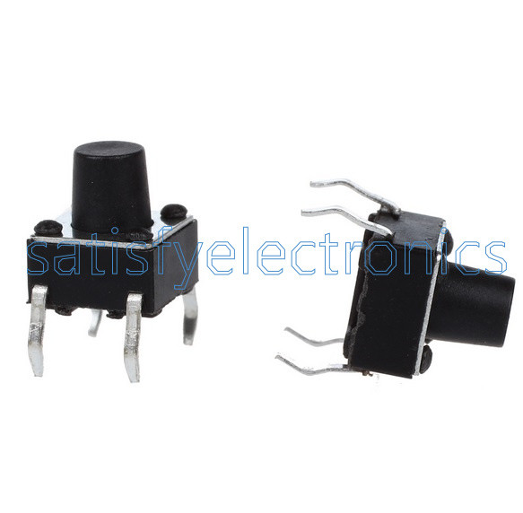 100Pcs DIP-4 6X6X7mm Tactile Push Button Switch Tact Switch 4-pin NEW