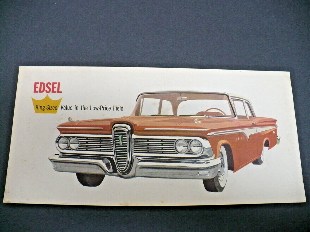 1959 EDSEL POSTCARD (LARGE SIZE)