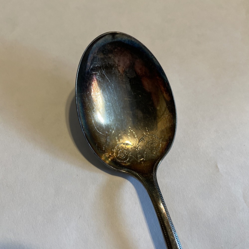 Oneida 1 GROSVENOR Sugar Spoon 6” Silverplate No Monograms Replacement