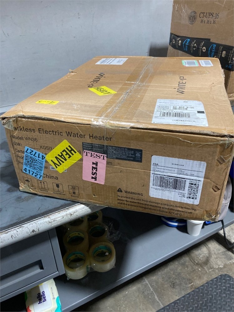 36kW Tankless Water Heater 240V 8.7 GPM Whole House WiFi LED Gray