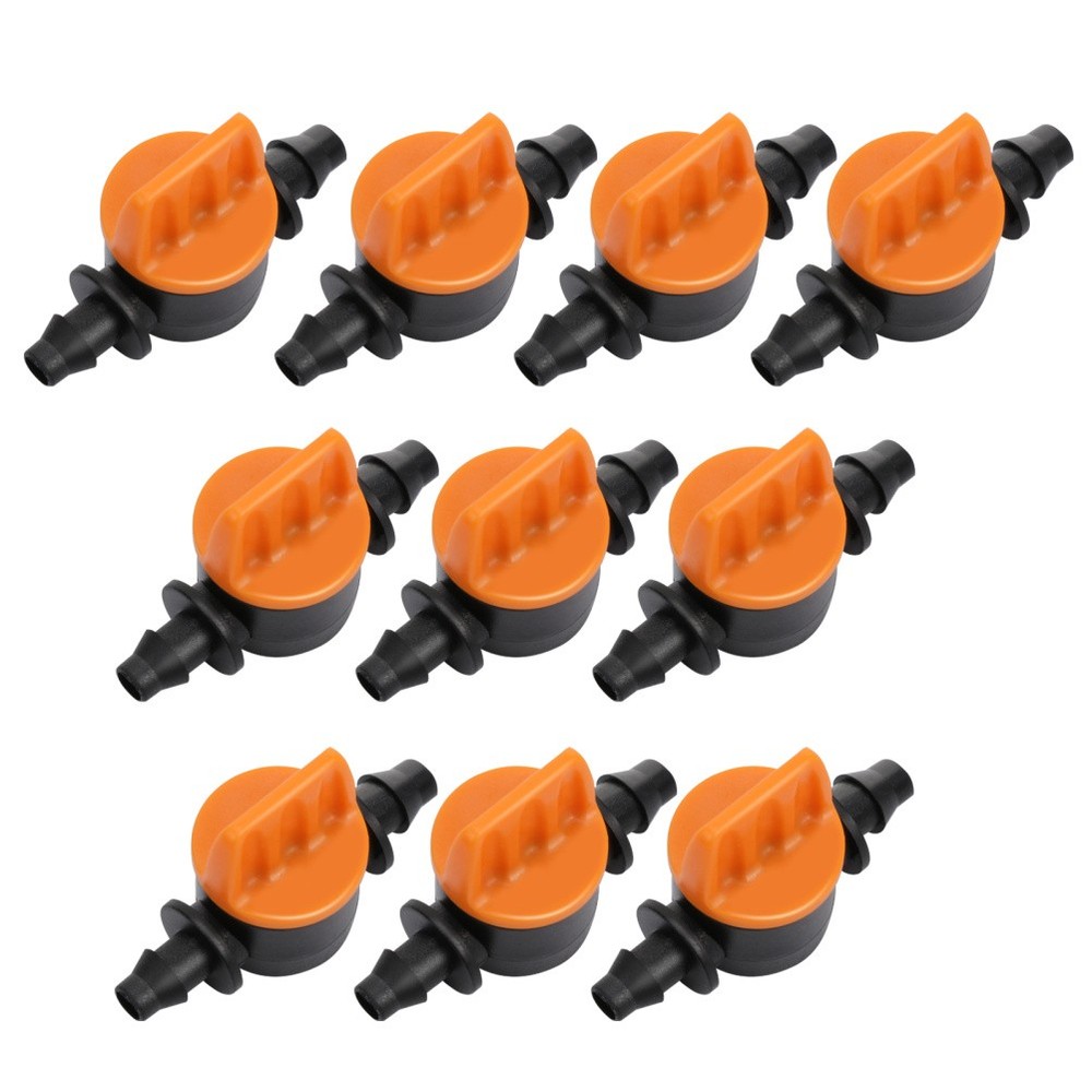 10 Pcs Irrigation System Valves Hose Connector Drip Fittings Adjustable