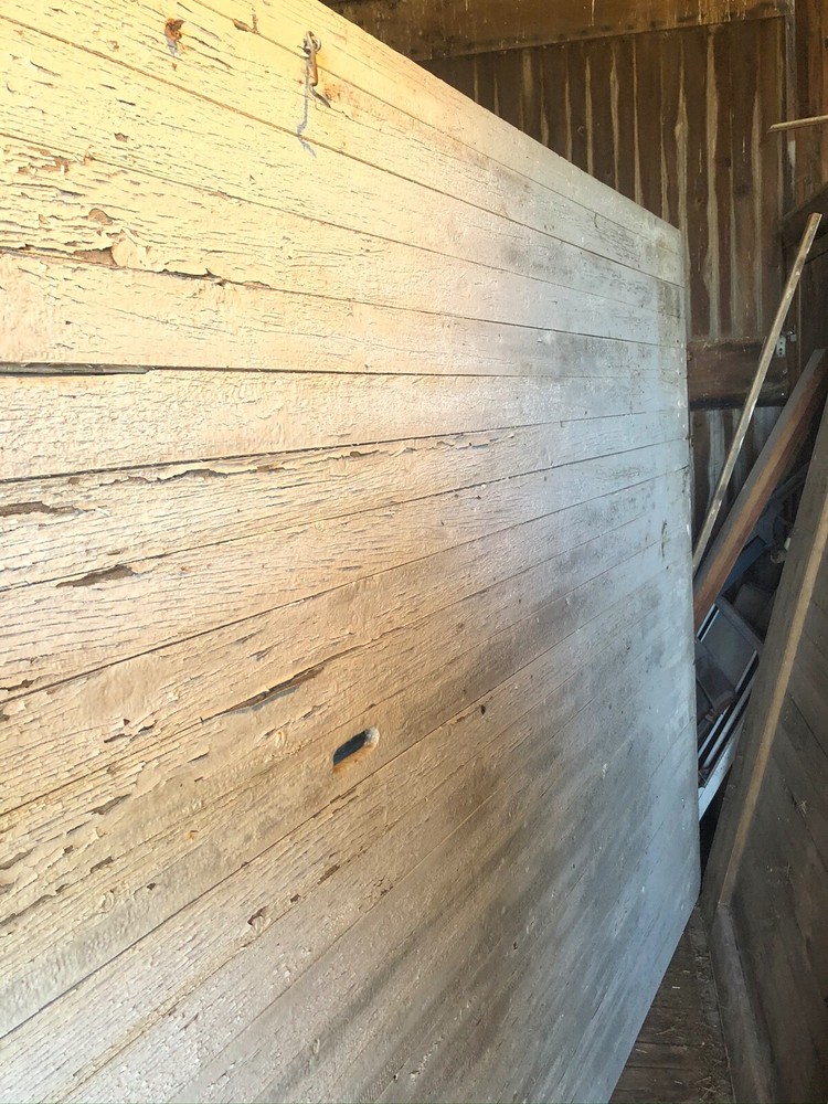 Reclaimed barn door
