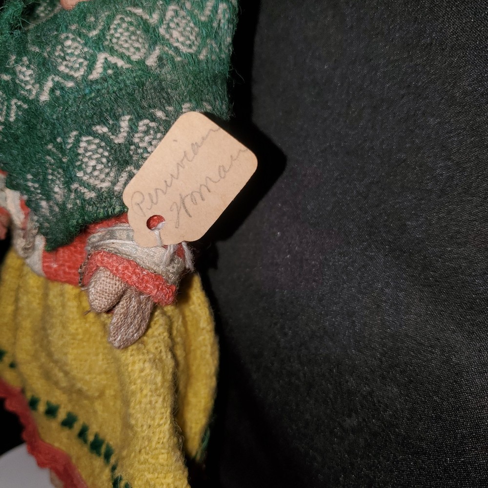 Vintage Handcrafted Peruvian Doll Folk Art