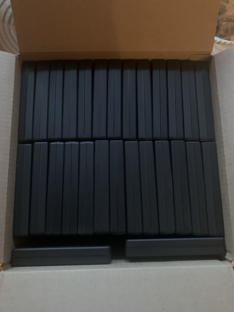 28 PCS 22mm 4 Disc DVD Cases With Sleeve, Black,